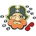 Pirate Party Game-Pin The Eye Patch on The Pirate-Great for Halloween