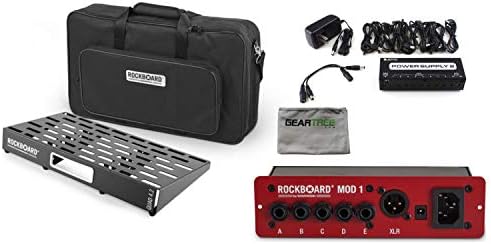 RockBoard QUAD 4.2-24.01in x 12.83in Effect Pedalboard w/Gig Bag, Power Supply