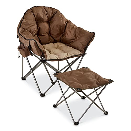 Guide Gear Camping Chair Foot Stool, Folding, Collapsible, Portable