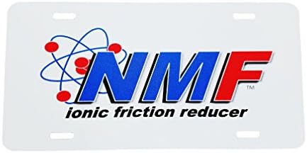 NMF Ionic Friction Reducer License Plate