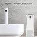 HOMLEX Automatic Soap Dispenser,Touchless Soap Dispenser,Dual Foam Modes for Adults and Kids(White+Clear)
