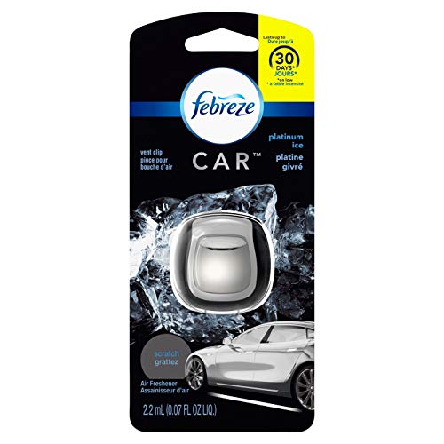 Febreze Platinum Ice Car Air Freshener Vent Clips 1ct Pricepulse