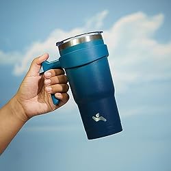 Konokyo 20 oz Tumbler with Handle and 2 Straw 2