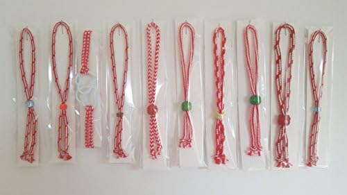 10 Handmade Bracelets Martenitsa Bulgarian Souvenir Martenitsi