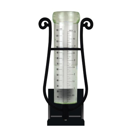 Luster leaf 1639 rain gauge in decorative bracket