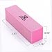Makartt 4 Way Nail File and Buffer Block Pink Nail Filing Buffing Sanding Nail Art Tool 10 pcs Pack