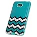 LG L70 Case, LG Optimus L70 Case, Style4U Chevron Design Slim Fit Hybrid Armor Case for LG Optimus L70 with 1 Stylus and 1 HD Clear Screen Protector [Chevron Turquoise]