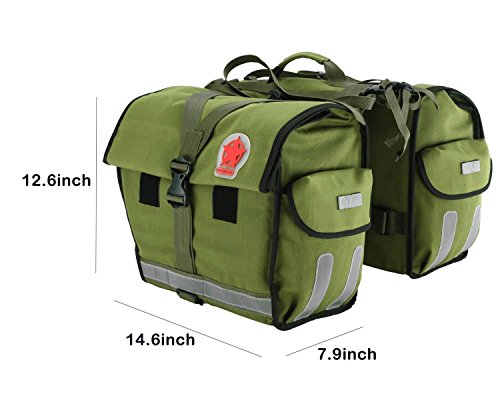 COTEetCI Bike Trunk Bag Rear Rack Waterproof Bicycle Pannier Seat Bag Cycling Pouch Carrier Bag