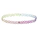 12PC Choker Rainbow Charm Stretch Gothic Tattoo Henna Necklace