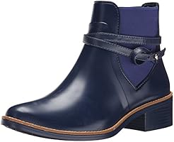 Bernardo Women's Peony Rain Boot, Navy, 8 M US