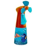 O2COOL Licensed Nemo/Dory Misting Fan, Handheld Misting Fan, Battery Operated Fan, Water Spray Fan, Mini Portable Desk Fan, Personal Cooling Fan for Outdoor, Fine Mist Sprayer