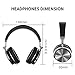 Bluedio T4 (Turbine) Active Noise Cancelling Bluetooth Headphones with Mic Over-Ear Swiveling Wired and Wireless Headphones Headset for Cell Phone/TV/PC bass Fashion (Black)