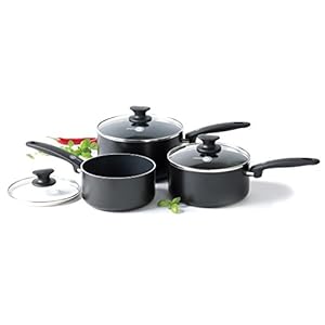 GreenPan Cambridge Healthy Ceramic Non-Stick 6-Piece Cookware Pots and Pans Set, PFAS-Free, Induction, Dishwasher Safe…