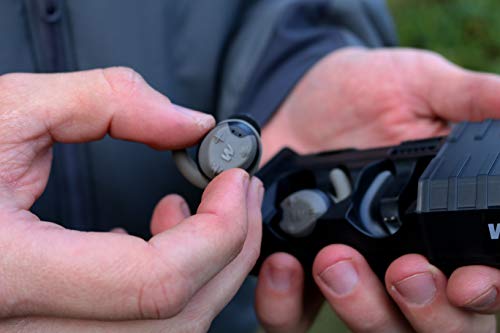 Walker's Silencer Bluetooth Digital Earbuds, Recharbeable, NRR23dB, Voice Prompts, Sound Activated Compression