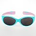 REAL SHADES Explorer Unbreakable Kids Sunglasses 100% UV Protection and Shatterproof Lens with Adjustable Strap for Boys and Girls, Aqua/Pink, Toddler 2+