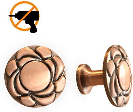 DDhome 2 Pack Flower Pattern Nail and Glue Free Self-adhesive Hook Magic Installs on the Smooth Surface Reusable Wall Hook Home Deco Ornament Hook Support up to 6.6Lbs/3kgs.