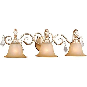Vaxcel USA NCVLD003GW 3 Light Bathroom Vanity Lighting ...