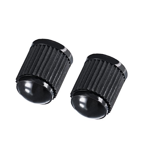 40 Pieces Plastic Tyre Valve Caps Black Car Dustproof Tire Cap Universal Stem Covers for Cars, Bike and Bicycle, Truck etc