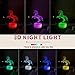 LQANER Unicorn 3D Night Light for Girls, Dimmable 3D LED Lamp Nightlight,16 Colors +7 Colors Changing with Remote Control Best Birthday Gifts