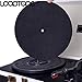 LoopTone 2 PCS Turntable Mat Anti-static Felt Record Player Slip Mat Designed for Clear and Live Sound Quality Universal to all LP Vinyl Record Players (20cm / 8in)