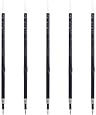 Ohto 0.7mm Black Oil-based Ink Refills (No.897NP) for Ohto Needle Point Ballpoint Pen - Pack of 5