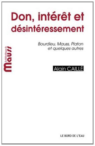 Don, intérêt et désintéressement
