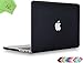 UESWILL Matte Hard Shell Case Cover for MacBook Pro (Retina, 13 inch, Early 2015/2014/2013/Late 2012), Model A1502/A1425, No CD-ROM, No USB-C, Black primary