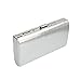 Silver Clutch Evening Bag, Fit & Wit Giltter Beaded Flap Clutch Evening Handbag Purse