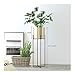 JOANNA’S HOME 2 in 1 Plant Stand Set Home Decor Tall Indoor Plant Stand with Planter Pot Modern Metal Floor Flower Stands for Living Room Bedroom Display Window Porch – Goldenthumb 2