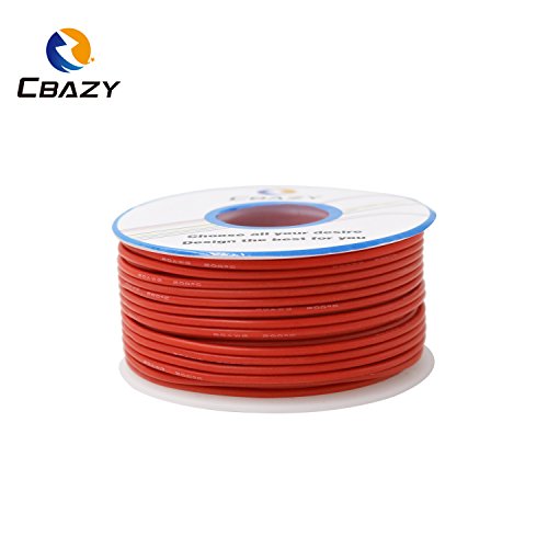 CBAZY™ Hook up Wire (Stranded Wire) 30 Gauge Flexible Silicone Wire 30AWG 45M (147 Feet) Electrical Wire Red - Thumbnail 2