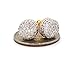 Mens 18K Yellow Gold Finish Cubic Zirconia CZ Round Stud Screw Back 10mm 2 tone Earrings