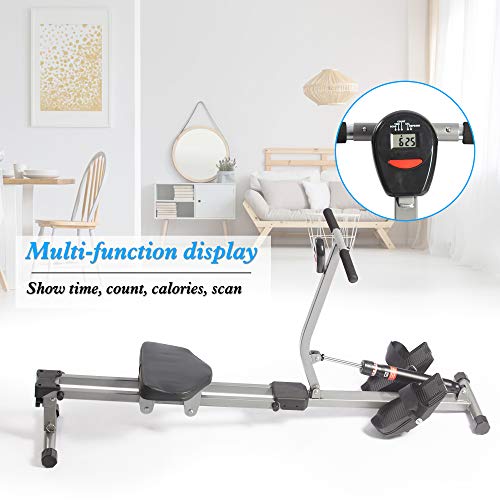 image for Livebest Hydraulic Rowing Machine Full Body Stamina Exercise Power wit