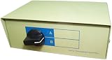 World of Data 2 Way VGA SVGA Switch Box Metal Case Gold Plated Connectors Heavy view 2