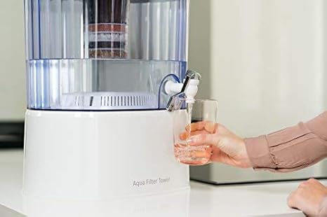ECODE Torre Jarra de Agua purificadora, 8 Sistemas de filtrado ...