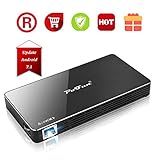 Mini Portable Projector For iPhone, Mobile Projectors for Outdoor,New HD Projector Supports HDMI/Bluetooth/audio cable/1080P/WiFi/USB By PoFun