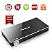 Projector,PoFun Mini Portable Bluetooth Video Andriod 7.1 Projector for Phone,Pad and Laptop,Mobile Projector with 120 inch Display,Pico HD Projector Include Warranty Support WI-FI