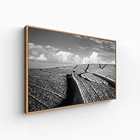 Canvas Wall Art for Living Room, Bedroom Black and White Construction Framed Canvas Prints for Home Decoration Ready to Hang - 16x24 inches