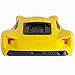 For iPhone 5 5S Se, WwwSuppliers 3D American Muscle Edition Race Fast Sports Car Case Kick-Stand Hard Protective Cover (Yellow)