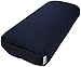 Bean Products Yoga Bolster - Handcrafted in The USA with Eco Friendly Materials - Studio Grade Support Cushion That Elevates Your Practice & Lasts Longer - Rectangle, Cotton Navy