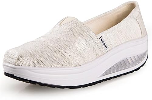 pit4tk Breathable Fabric Comfortable Shake Shoes Female Casual Increase Thick Bottom Platform Shoe for Women