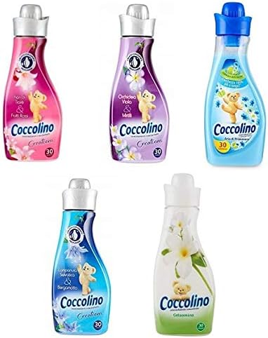 Coccolino Ammorbidente Concentrated Fabric Softener (5 x 750 ml)