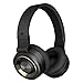 Bluetooth Headphones Over Ear Linpa M1 on Ear Wireless Headphone Hi-Fi Headset with Mic, Foldable, 30H Playtimes, Soft Earpads, Wireless and Wired Mode for TV/Cell Phones