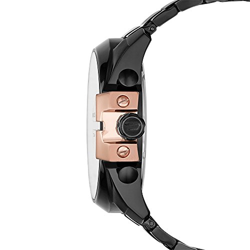 Diesel Men's DZ4309 Mega Chief Black Ip  Watch