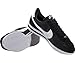 Nike Men's Cortez Basic Nylon Black/White/Metallic Silver Casual Shoe 11