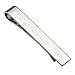 Jovivi Personalized Custom High Polished Stainless Steel Mens Thin Mirror Tie Bar Clip