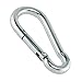 RamPro 1Pc Spring Snap Hook Carabiner Stainless Steel Clip Keychain - 3/16 to 5/16-inch, Grade 316 SS (5/16)