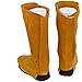 Cowhide Leather Welding Spats Welding Protective Shoes Feet Cover for Welder, Flame Resistant Foot Safety Protection (Yellow 1#)