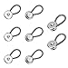 eBoot Metal Collar Extenders Button Extenders for Shirt Dress Trouser Coat Collars Pants 10 mm/ 0.38 Inch, 8 Pack