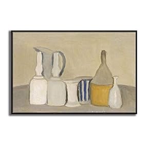 Framed Canvas Wall Art Still Life by Giorgio Mordian Canvas Prints Home Artwork Decoration for Living Room,Bedroom - 16x24 inches