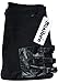 Minibee Women's Harem Patchwork Leather Pocket Punk Style Personalized Pants Black XL